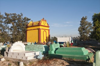 Colorful tombs