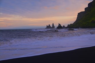 Beach near Vik at the south coast of Iceland