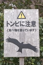 Beware of Kites sign
