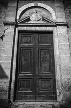 Door way into San Pietro in Selci