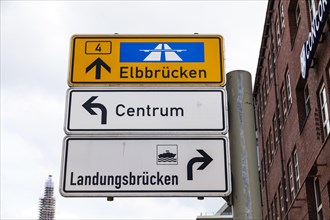 Street signs in Hamburg