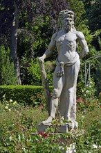 Statue of Heracles in the City Garden of Bremen Vegesack