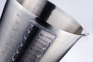 Stainless steel measuring jug