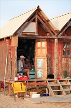 Old fishermen's huts in Armacao de Pera