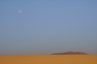 Ochre sand desert