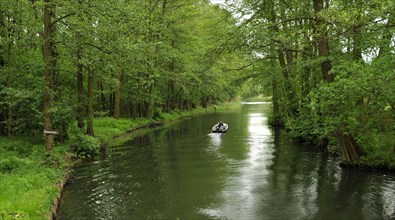 Boat trip in the Spreewald near Lehde