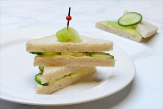 English cucumber sandwich
