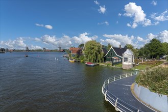Zaanse Schans Open Air Museum on the River Zaan
