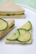 English cucumber sandwich