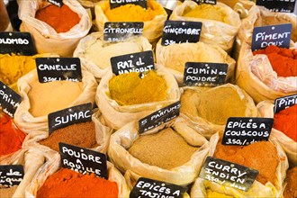 Spices at the market in Sanary-sur-mer