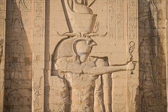 Relief of the main god of the temple Hor-Behdeti