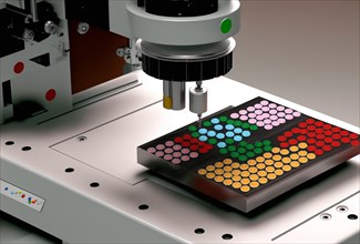 Analysis of samples in microplates by automation robotics