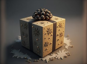 Christmas holiday concept with gift box