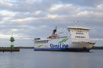 Stena Line lighthouse and ferry