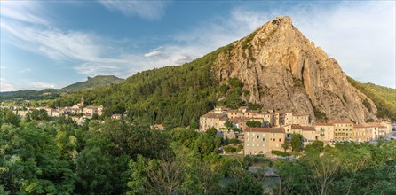 Rock of Baume in Sisteron in the valley of the Durance