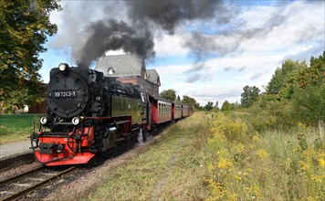 Steam locomotive of the Harzer Schmalspurbahn