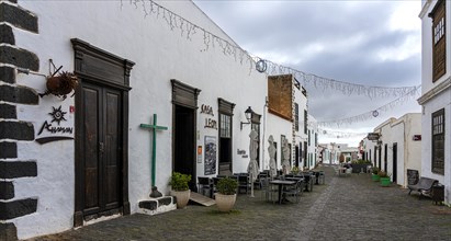 Houses and alleys in the old town of Teguise