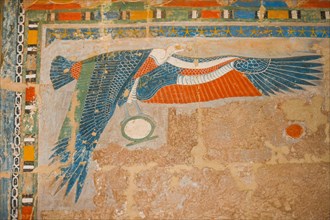 Vulture goddess Nechbett in the Anubis Chapel