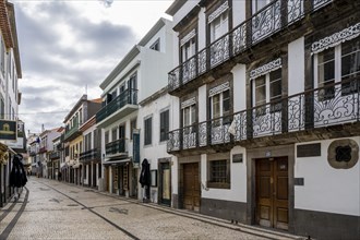 Old town alley with houses