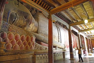 Sleeping Buddha in the Temple of the Great Buddha