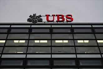 Window facade Logo UBS Bank