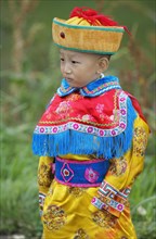 Little boy in traditional traditional costume