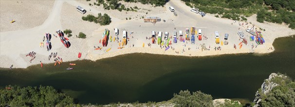 Water sports on the Ardeche
