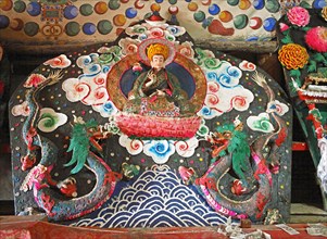 Yak butter sculptures at Labrang Tibetan Monastery