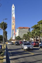 Painted Obelisk on the Malecon