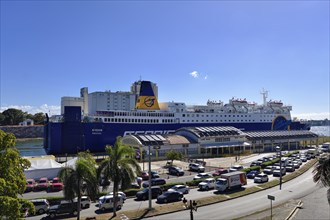 Ferry Kydon in the port of Santo Domingo
