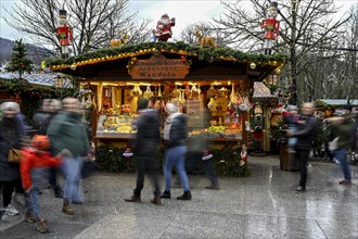 Candy stall at the Christmas market of Baden-Baden