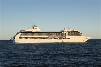 Cruise ship Seven Seas Mariner leaves Santo Domingo