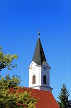 Church in the old town in fine weather