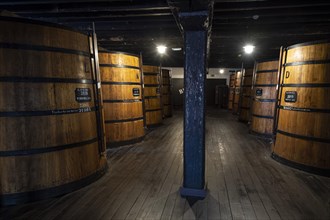 Blandy's fermentation vats with Madeira Wine