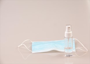 Disinfectant and disposable mask
