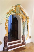 Entrance to the choir chapel in Scheyern Monastery