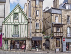 Half-timbered houses in the Rue des Chanoines in the old town