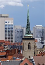 City view of Petersberg with All Saints Church