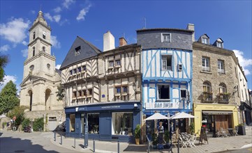 Half-timbered houses on the Pl. du General de Gaulle square