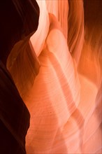 Sunbeam inside Upper Antelope Canyon