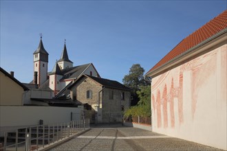 Wall painting on the imperial palace and hall church