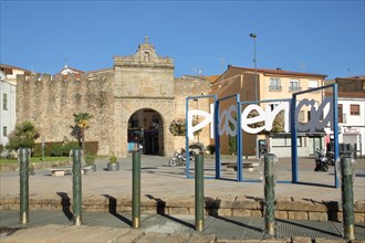 Historic archway Puerta de Sol