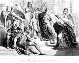 Joah's coronation interrupted by Athaliah