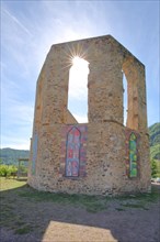 Stuben Monastery Ruins in the Backlight near Bremm