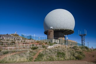 Radar station at Pico do Arieiro