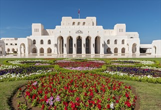 Flower garden at Royal Opera House Muscat