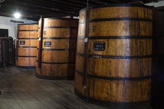 Blandy's fermentation vats with Madeira Wine