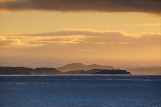 View from Reiff to the Summer Isles in the golden evening light