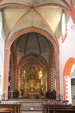 Interior view of the monastery church