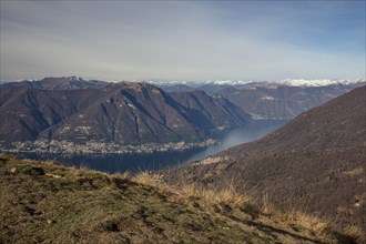 Panorama with Lake Como